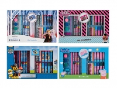 Lidl  Set pinturas infantil Pepa Pig, Patrulla Canina, Frozen, LOL