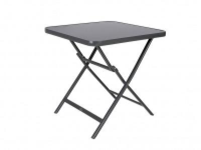 Lidl  Mesa plegable de aluminio gris oscuro