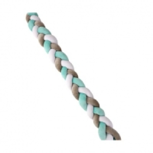 Plastimyr - Protector de Cuna Twist Turquesa, Gris y Blanco  27.99 €