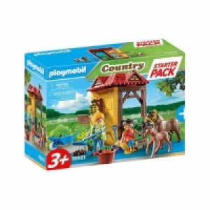 Toysrus  Playmobil - Starter Pack granja de caballos - 70501