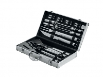 Lidl  Grillmeister juego de cubiertos para barbacoa 18 pzs.