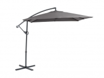 Lidl  Parasol cuadrado de brazo con base