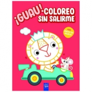 ¡Guau! Coloreo sin salirme - Rojo