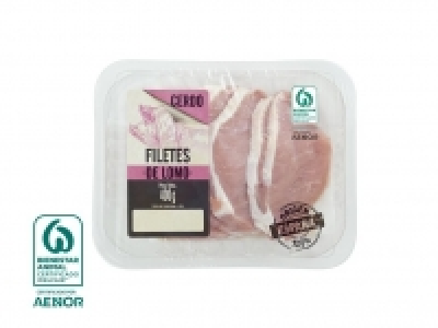 Filetes de lomo de cerdo 1.79 €