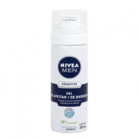 Clarel  NIVEA Men gel de afeitar sensitive formato viaje spray 30 ml