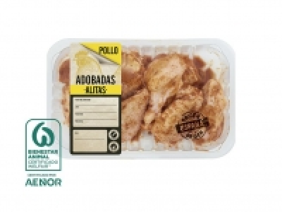 Lidl  Alitas de pollo adobadas sabor barbacoa