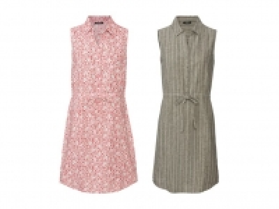 Vestido de lino sin mangas con cuello para mujer 8.99 €