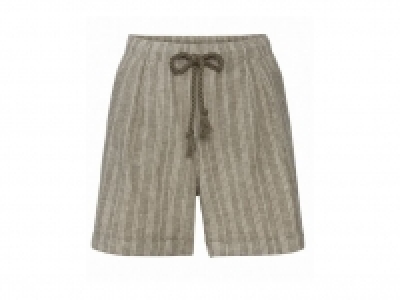 Pantalón corto de lino rayas para mujer 5.99 €