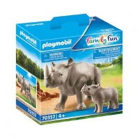 Toysrus  Playmobil - Rinoceronte con bebé - 70357