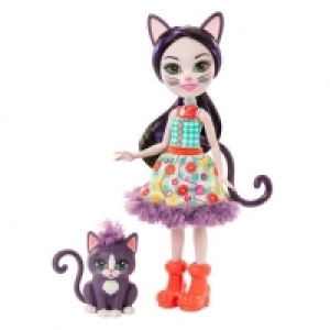 Enchantimals - Ciesta Cat y Climber - Muñeca y Mascota