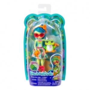 Enchantimals - Muñeca Tamika Tree Frog con Mascota