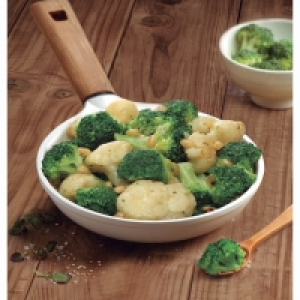 LaSirena  Brécol y coliflor con piñones