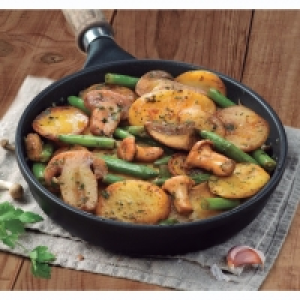 Patatas con setas y judías 2.99 €