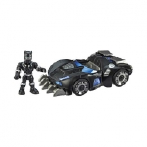 Marvel - Black Panther y Bólido Pantera Super Hero Adventure