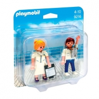 Toysrus  Playmobil - Duo Pack Azafata y Piloto - 9216