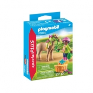 Toysrus  Playmobil - Niña con Poni - 70060