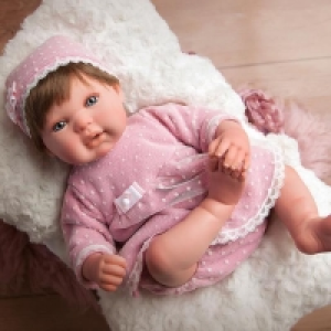 Bebé Reborn Carolina 45 cm con Pelo y Cojín 139.99 €
