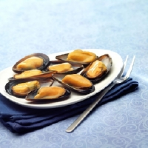 Mejillones de chile cocidos con media concha 6.99 €