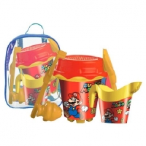 Toysrus  Super Mario - Pack mochila y accesorios para la arena
