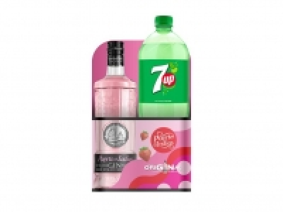 Lidl  Puerto de Indias ® / 7up® Ginebra de fresa + 7UP