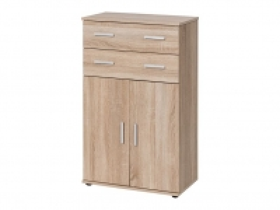 Cómoda con 2 cajones y 2 puertas roble 49.99 €
