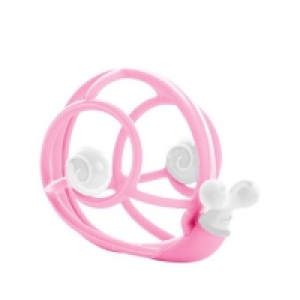 Mordedor Sonajero Caracol Rosa