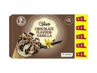 Lidl  Cono helado de chocolate y vainilla