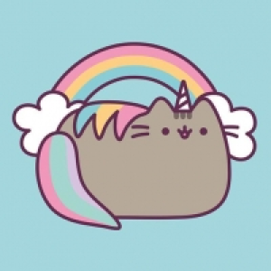 Toysrus  Pusheen - Canvas 30 x 30 cm Rainbow