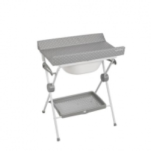 Plastimyr - Bañera Plegable Lea Topos Gris