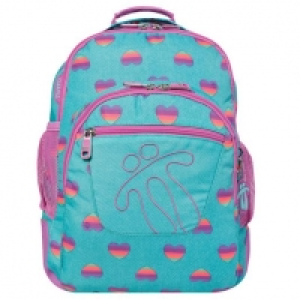 Totto - Mochila escolar Ecole corazones multicolor