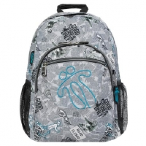 Totto - Mochila escolar adaptable a carro Acuareles Newspape
