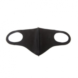 Mascarilla protección de spandex reutilizable 1 ud Negra
