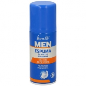 BONTE espuma de afeitar piel sensible formato viaje spray 10