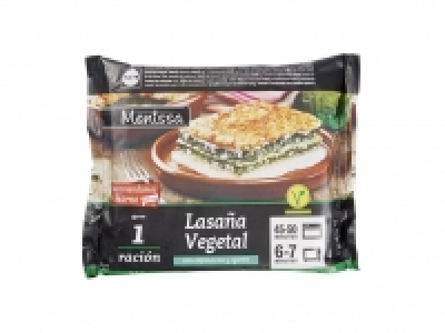 Lasaña vegetal de espinacas y queso 0.99 €