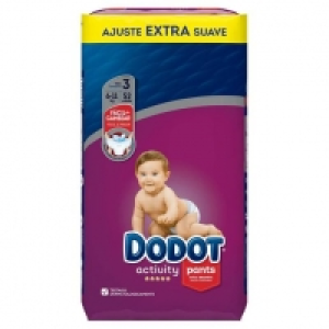 Toysrus  Dodot - Pañales Pants Activity Extra T3 (6-11 kg) 52 unidade