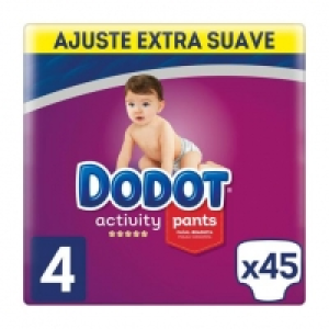 Dodot - Pañales Pants Activity Extra T4 (9-15 kg) 45 unidade
