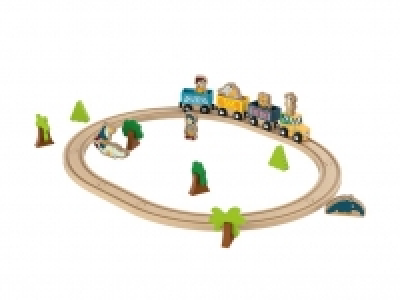 Lidl  Tren de madera Safari