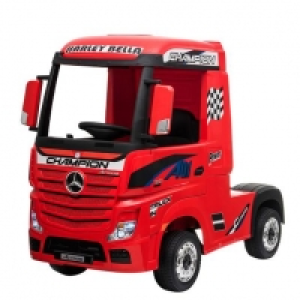 Camión infantil eléctrico Mercedes Actros Rojo