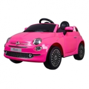 Toysrus  Coche infantil eléctrico Fiat 500 Rosa