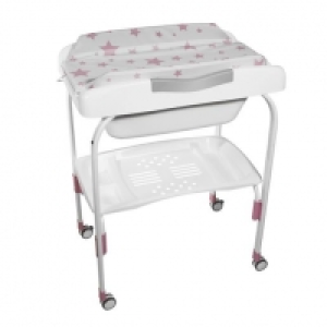 Plastimyr - Bañera Ergonómica OVA Estrellas Rosas