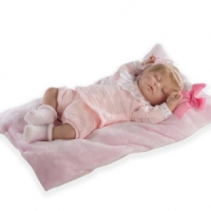 Muñeca Bebé Cris 38 cm con Pelo Rubio