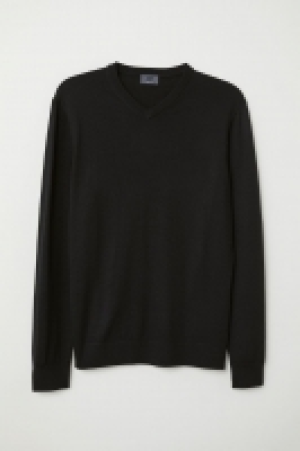 Jersey en V en lana de merino 29.99 €