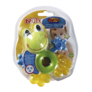 NUBY mordedor funpal permanece frío más tiempo +4 meses 1 ud