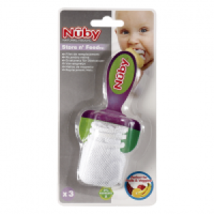 NUBY Natural touch malla para chupete fruta recambio 3 uds