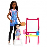 Toysrus  Barbie - Profesora de Arte - Muñeca Quiero Ser