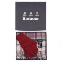 AireLibre Barbour Bufanda y guantes Neutral Tartan