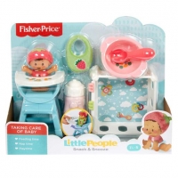 Toysrus  Fisher Price - Little People - Set cuidar un bebé (varios mo