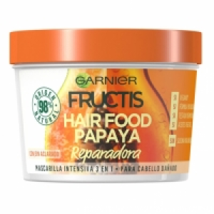 Mascarilla capilar 3 en 1 Hair Food papaya reparadora para c