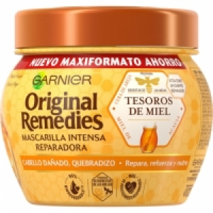 Mascarilla capilar reconstituyente Tesoros de Miel para pelo