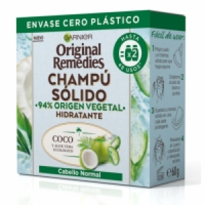 Champú sólido hidratante de coco y aloe vera ecológico Origi